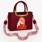 High Quality Shoulder Bag With Digital Print  For Girls