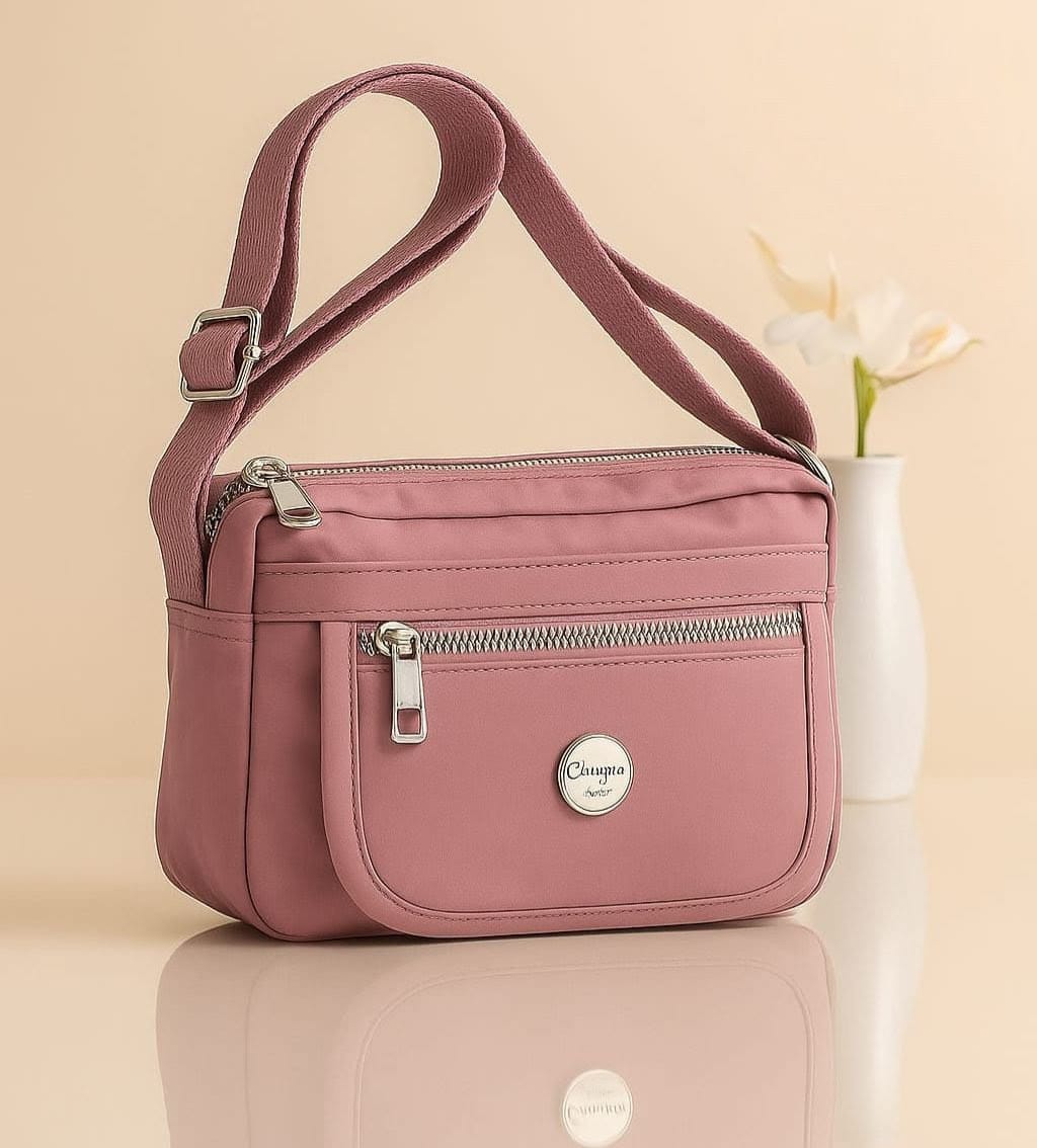 IMPORTED BRANDED 5 ZIPPER CROSSBODY FOR WOMEN( BEST FOR DAILY USE )