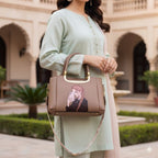 High Quality Shoulder Bag With Digital Print  For Girls