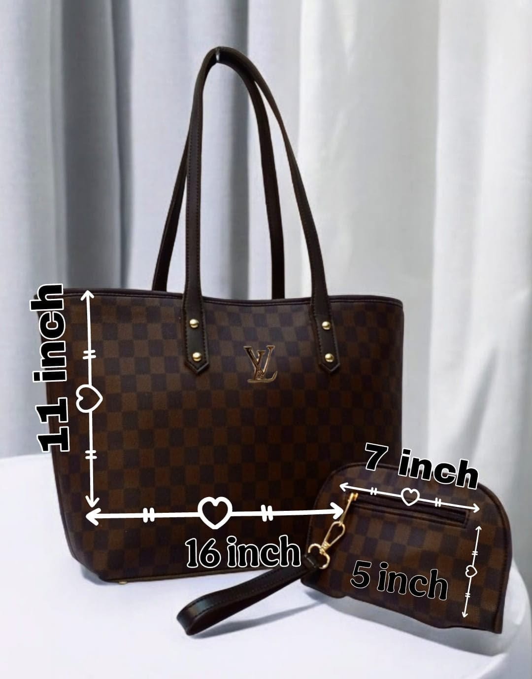 Lv 2pc Tote bag For Girls