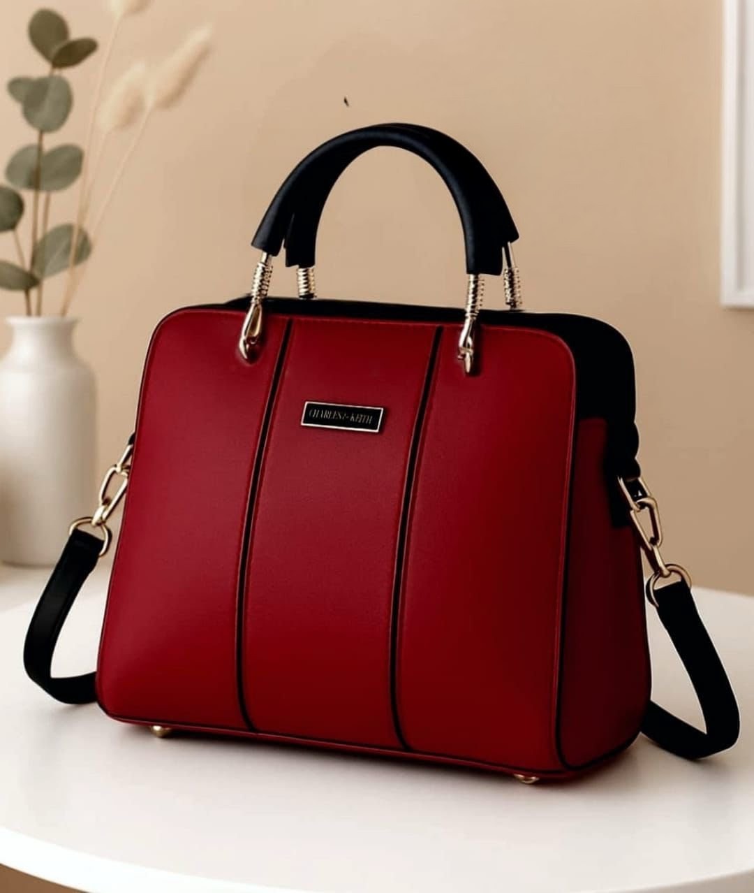 Charles & Keith  Bag With Unique Handle For Girls