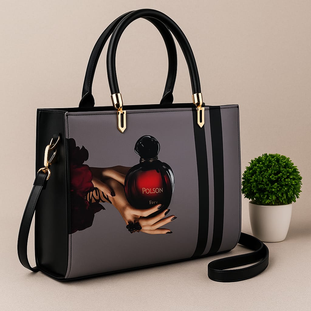 New Stylish Tote Bag With Long Belt