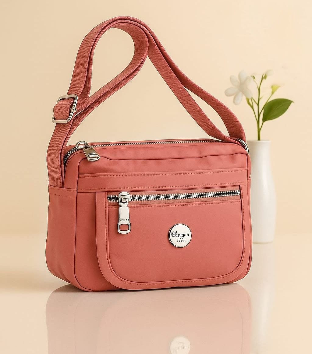 IMPORTED BRANDED 5 ZIPPER CROSSBODY FOR WOMEN( BEST FOR DAILY USE )