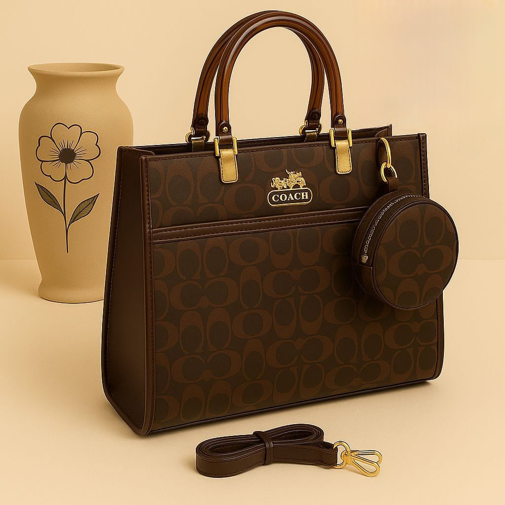 Coach bag
Shoulder bag
Girl bags
Patel Fashion
Brown color bag