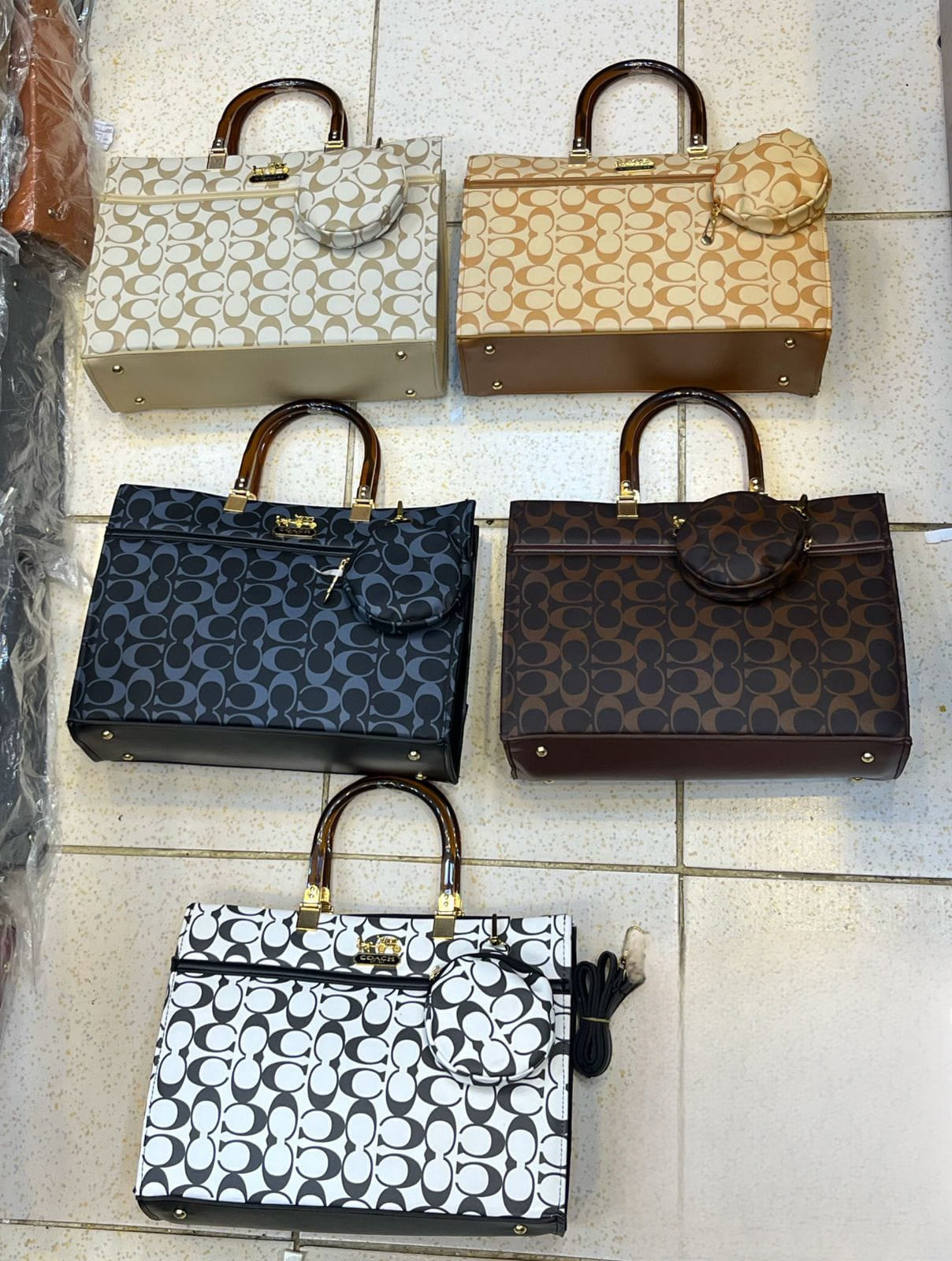 💝 Hight Quality Coach 2Pc Shoulder Bag💝