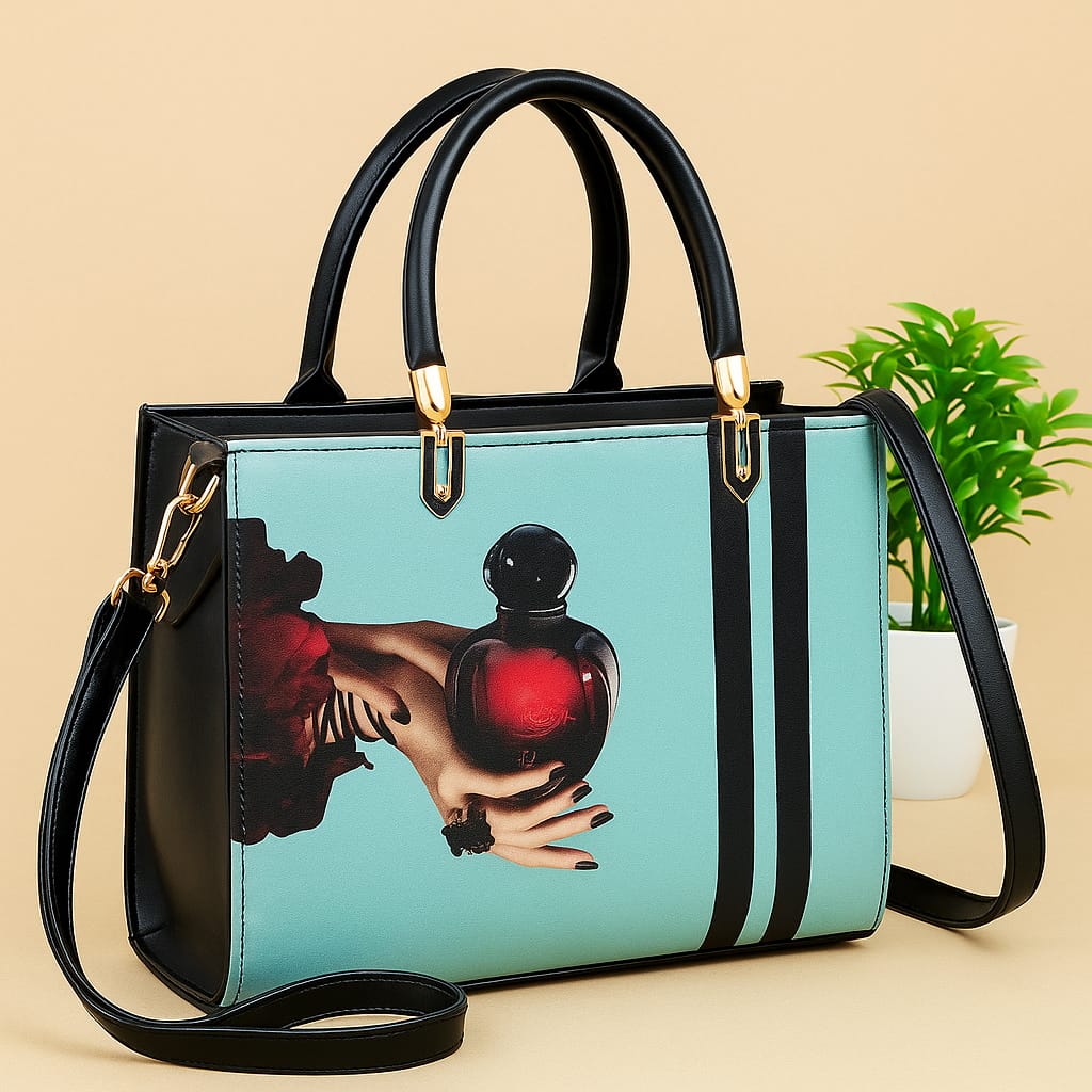 New Stylish Tote Bag With Long Belt