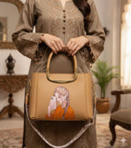 High Quality Shoulder Bag With Digital Print  For Girls