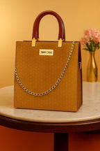 Jimmy Choo High Quality Bag With Unique Handle For Girls